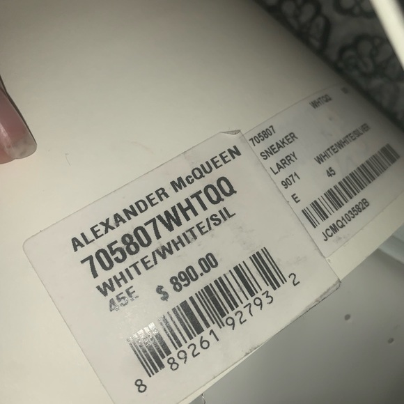 Alexander McQueen silver /white - Picture 5 of 6